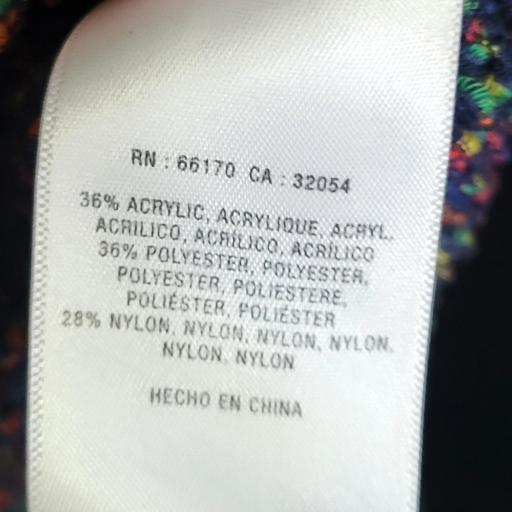 Anthro Seen Worn Kept Colorful Knit Sweater - Picture 6 of 7